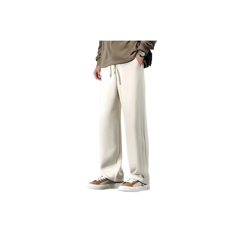 Simple Warm 100% Cotton Sports Pants-5