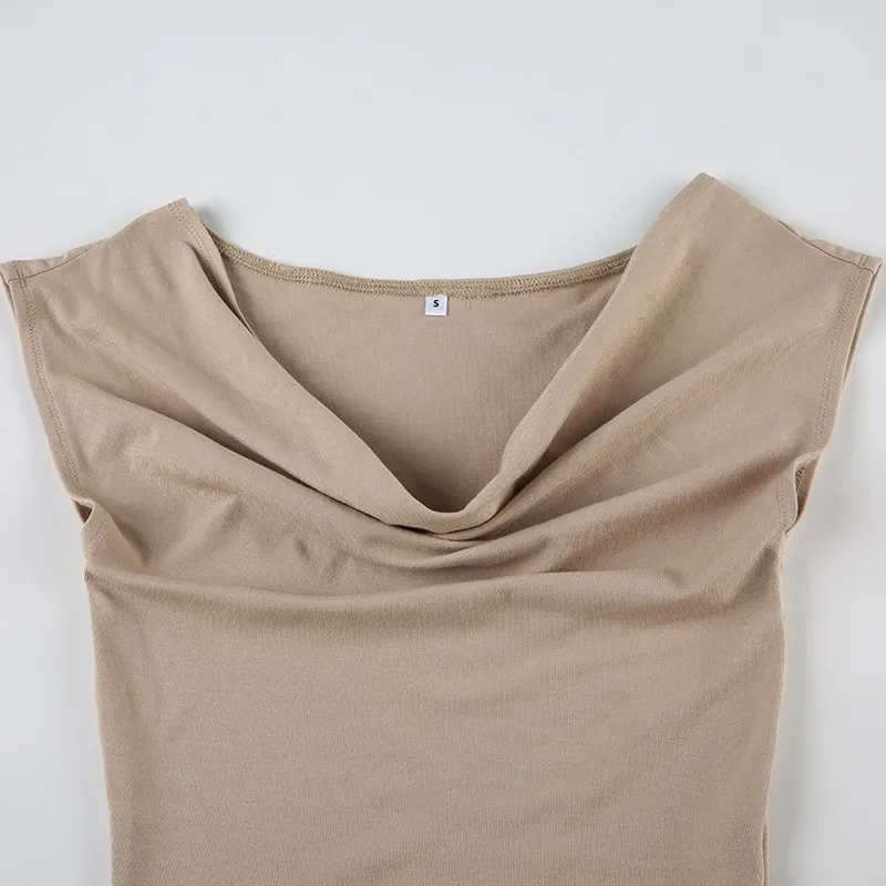 Plain Retro T Shirt Women-3