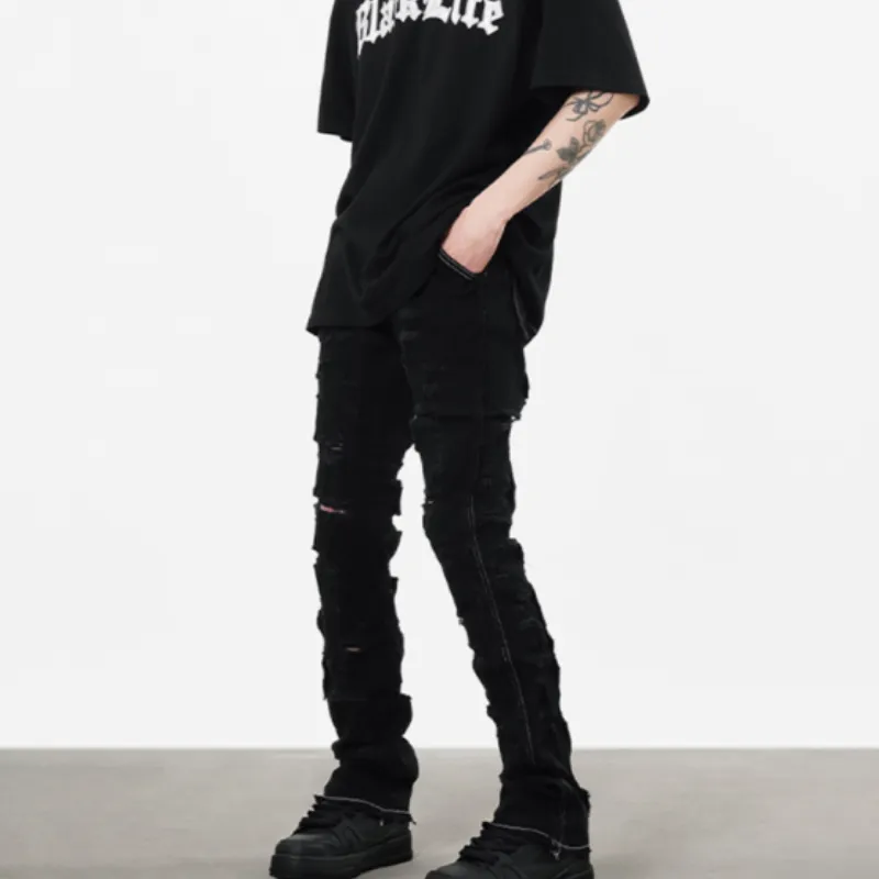 Fashionable Loose Jeans-8