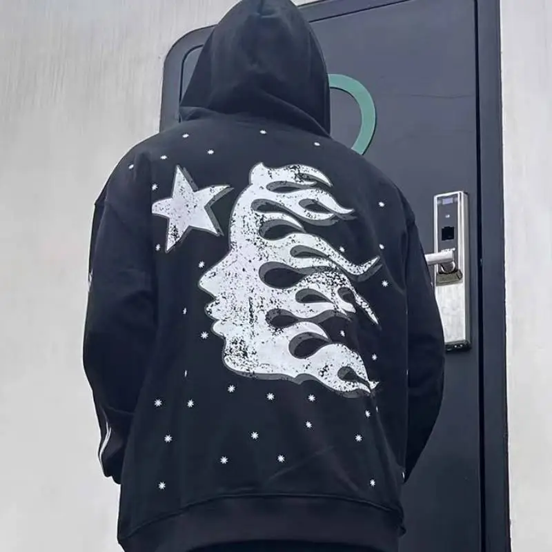Fashionable Loose Sweatshirt-3