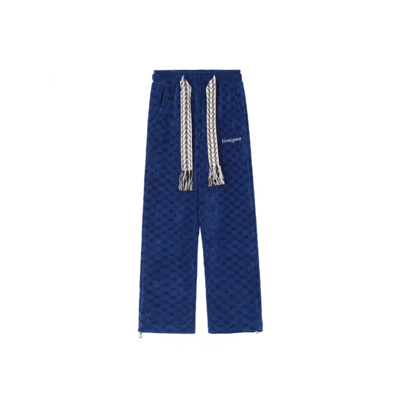 Loose Wide Leg Cotton Casual Pants-0