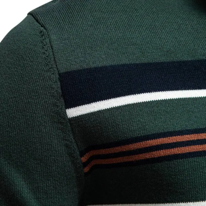 Casual Striped Sweater-9