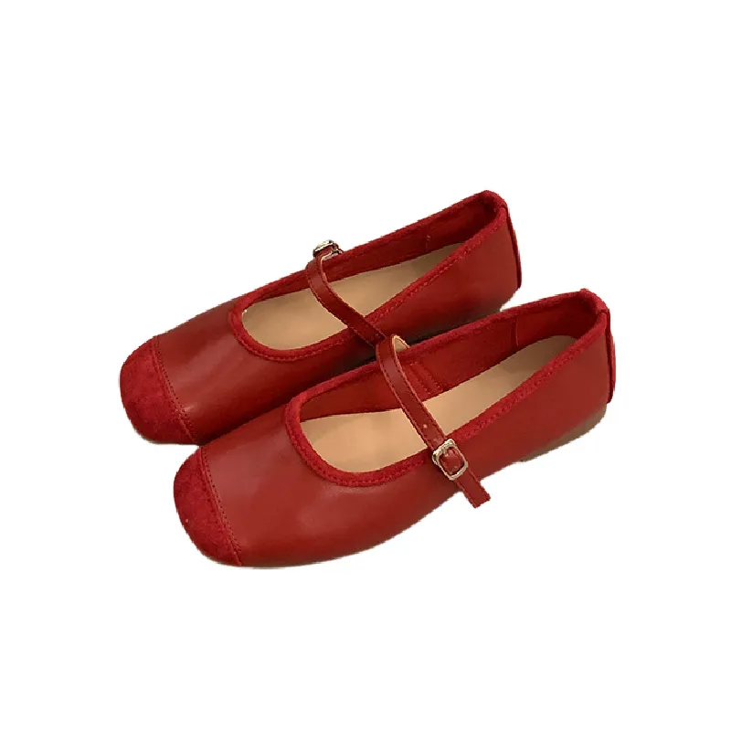 Retro Fashionable Mary Jane Shoes-0