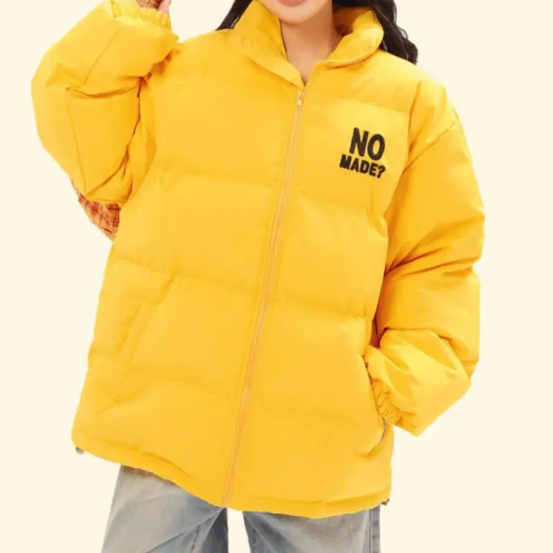Basics Embroidered Blended Synthetic Fabrics Quilted Jacket-1