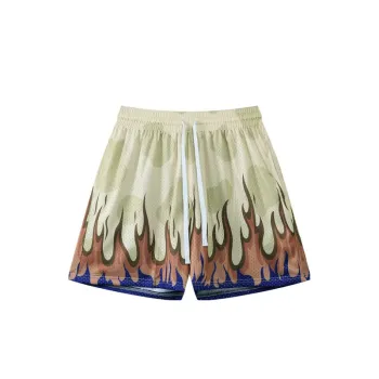 Graffiti Athleisure Retro Mesh Pants