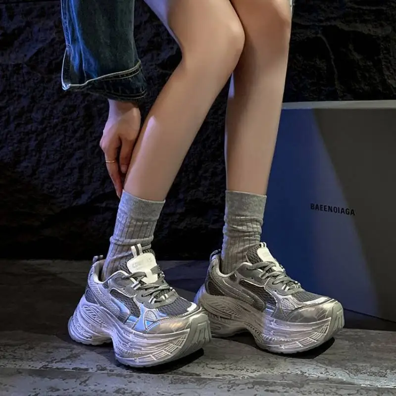 Casual Sporty Chunky Sneakers-4