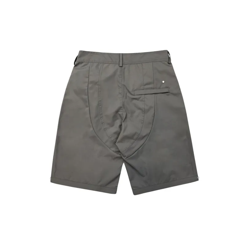 Functional Zipper Shorts with Loose Style-1