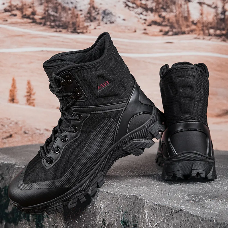 Sporty Simple Desert Boots-1