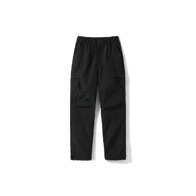 Casual Loose Blended Synthetic Fabrics Cargo Pants-3