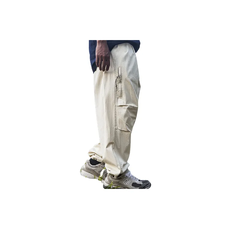 Street Straight Leg 100% Cotton Cargo Pants-5