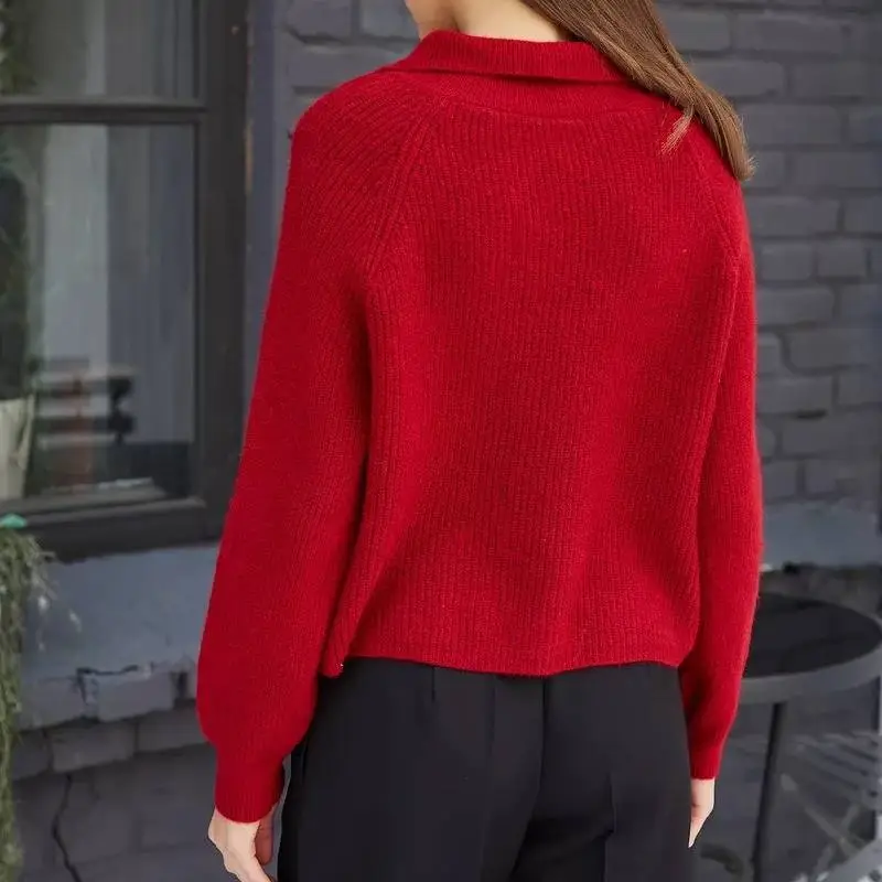 Fashionable Loose Sweater Women-7