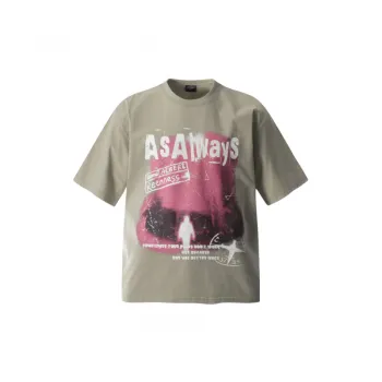 Casual Distress 100% Cotton T Shirt