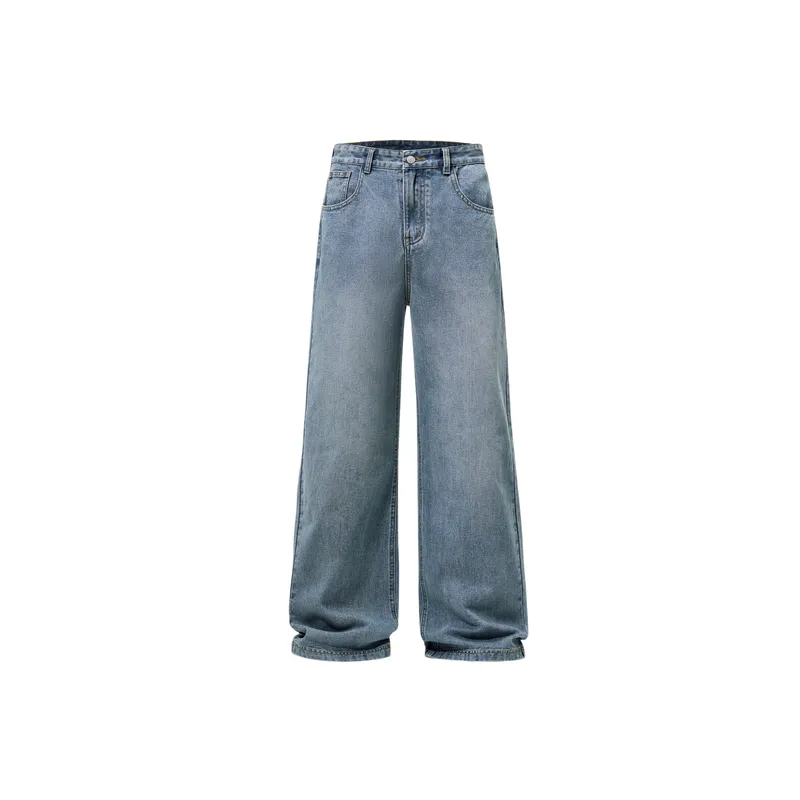Loose Straight Leg Jeans-0