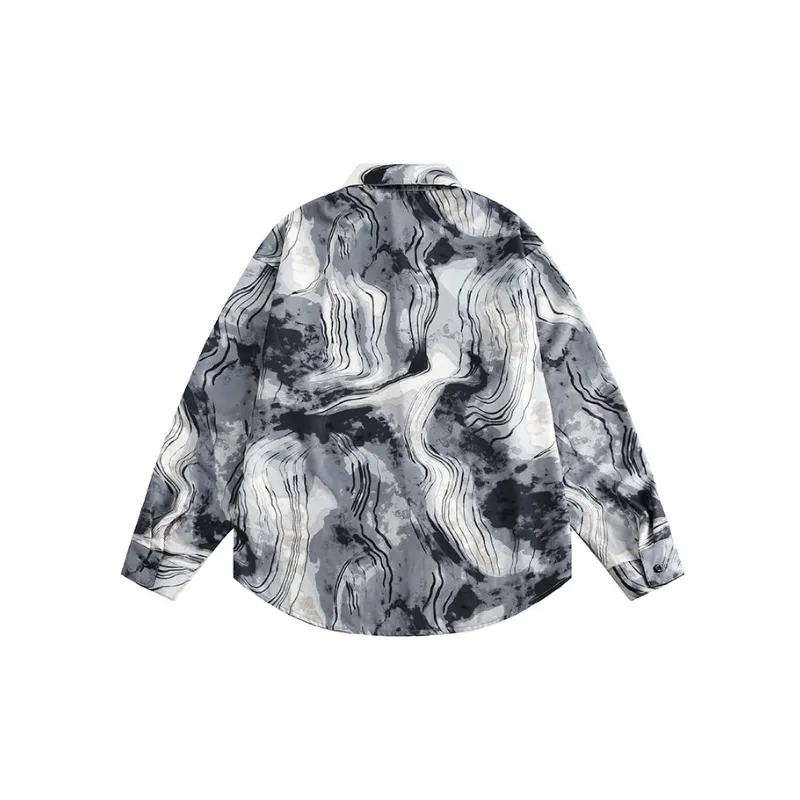 Ink Full Print Drop Textile Shirt-4