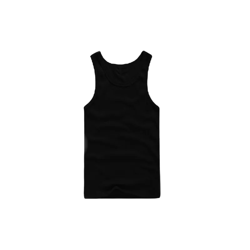 Sporty Loose Stretch Cotton Vest Man-2