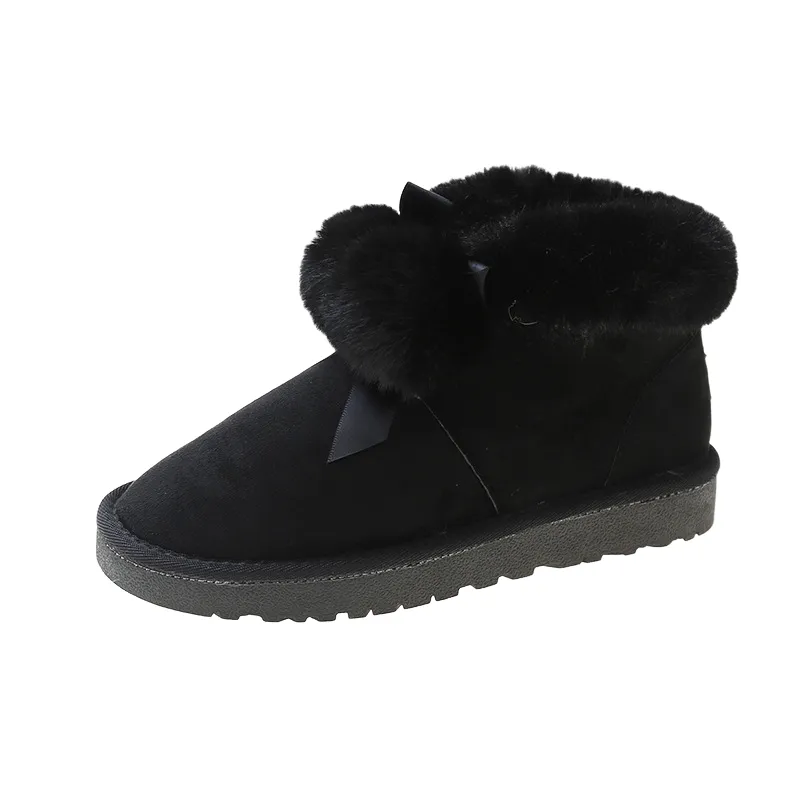 Casual Plain Snow Boots-0