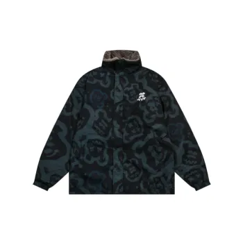High Street Style Double sided Hooded Cotton Coat