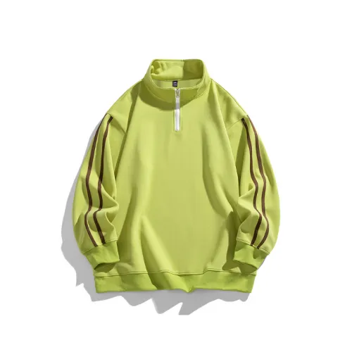 Half Zip High Street Ins Fashion Brand Retro Loose Sweatshirt