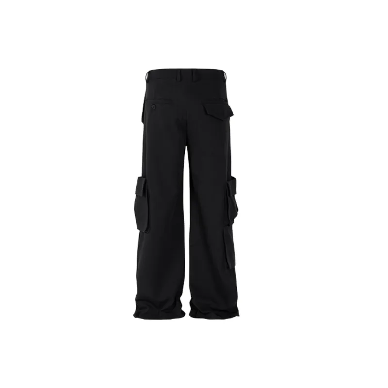 Simple Loose Cargo Pants-1