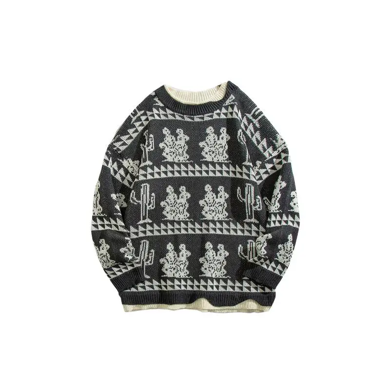 Retro Loose Sweater-0