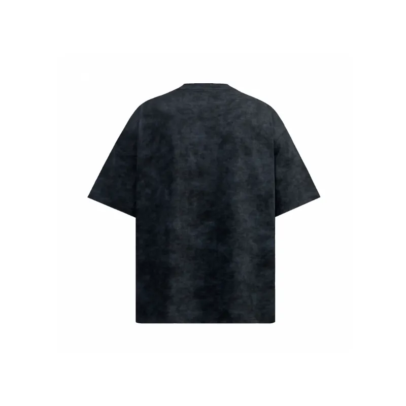 Street Tie Dye Combed Cotton T Shirt-7