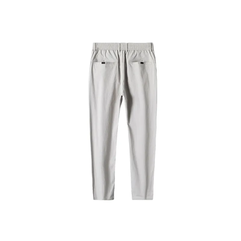 Fashion Simple Cotton Blended Fabric Casual Pants-1