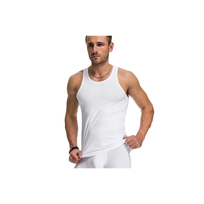 Sporty Loose Cotton Vest-0