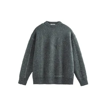 Loose Breathable Acrylic Fibres Sweater