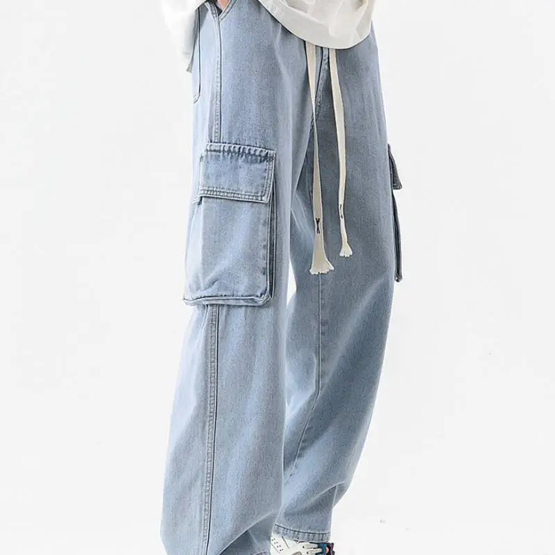 Simple Loose Jeans-13