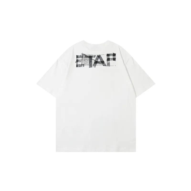 Casual Loose Combed Cotton T-Shirt-5
