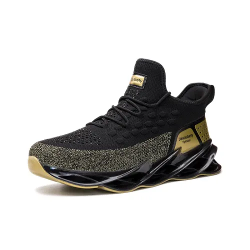 Breathable Casual Lace-Up Thick-Soled Running Shoes