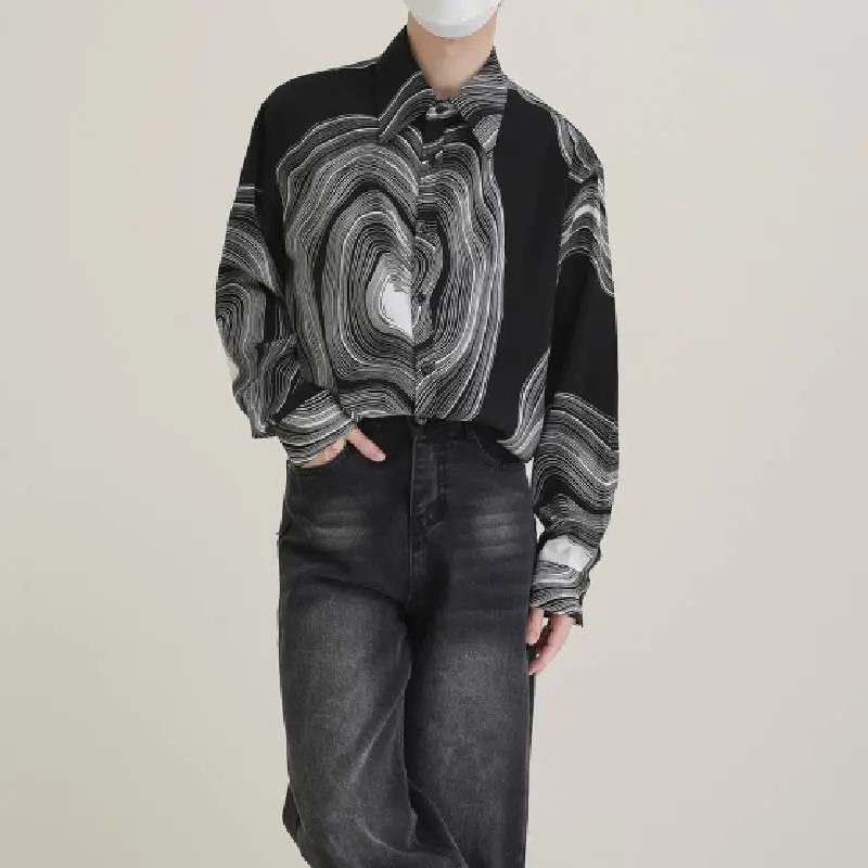 Fashionable Cool Loose Shirt-1