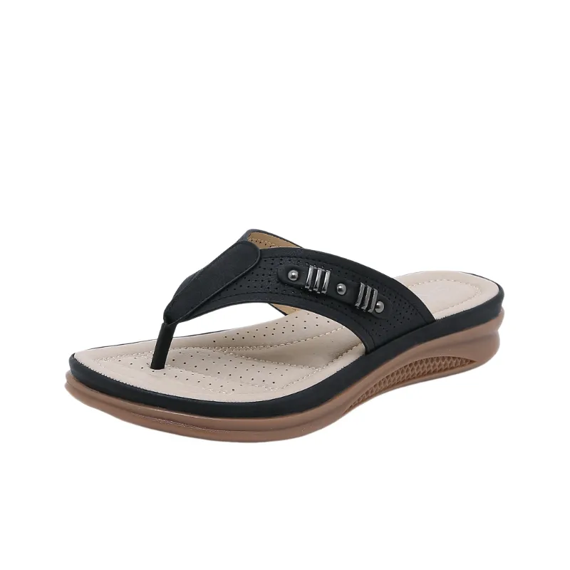Casual Plain Flip Flops-8