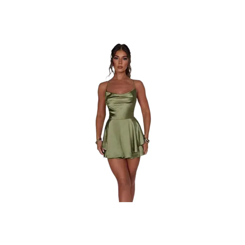 Sexy Fashionable Polyester Dress Women-0