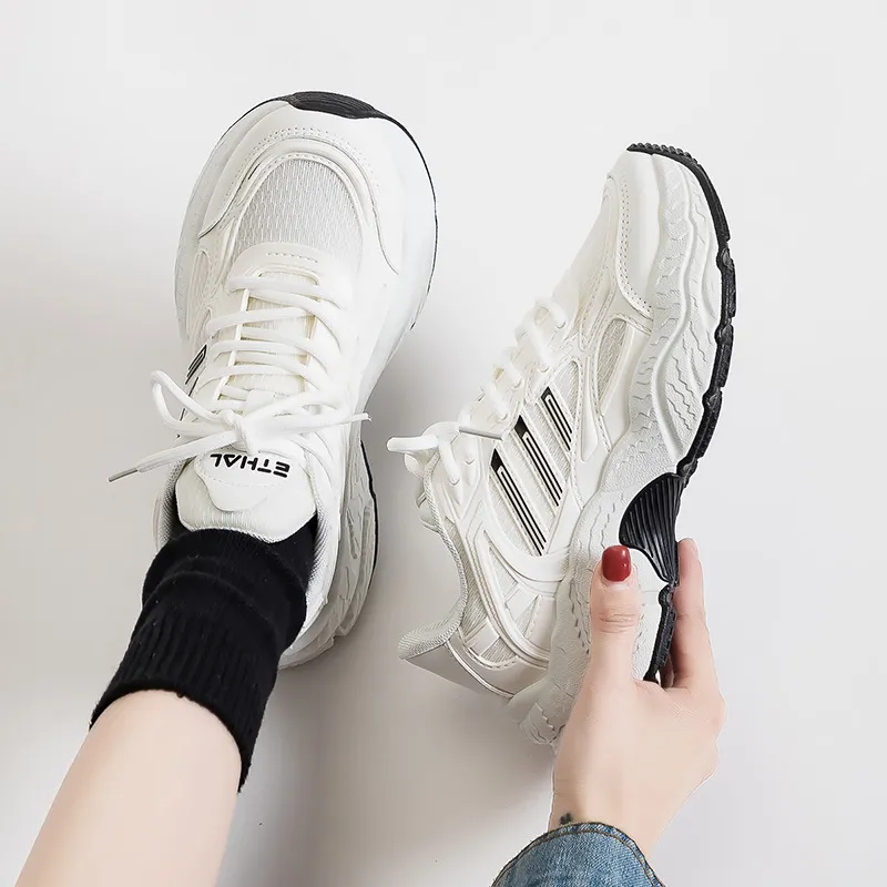 Retro Breathable Chunky Sneakers-4