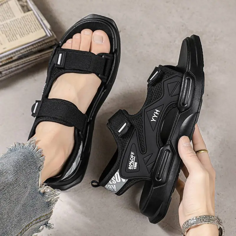 Casual Plain Beach Sandals-6