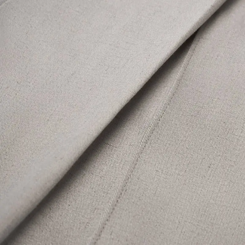 Casual Loose Blended Synthetic Fabrics Suit Trousers-8