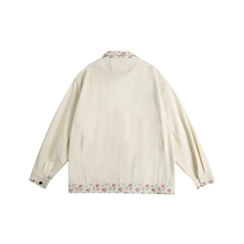 Retro Hip Hop Embroidered Workwear Casual Jacket-1