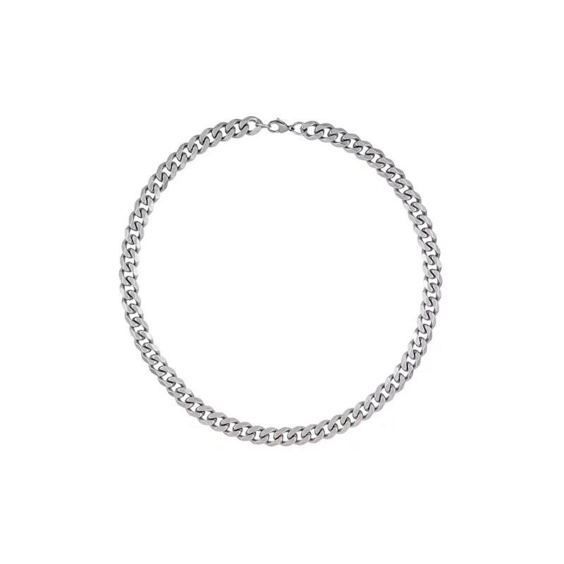 Titanium Steel Collarbone Necklace-0