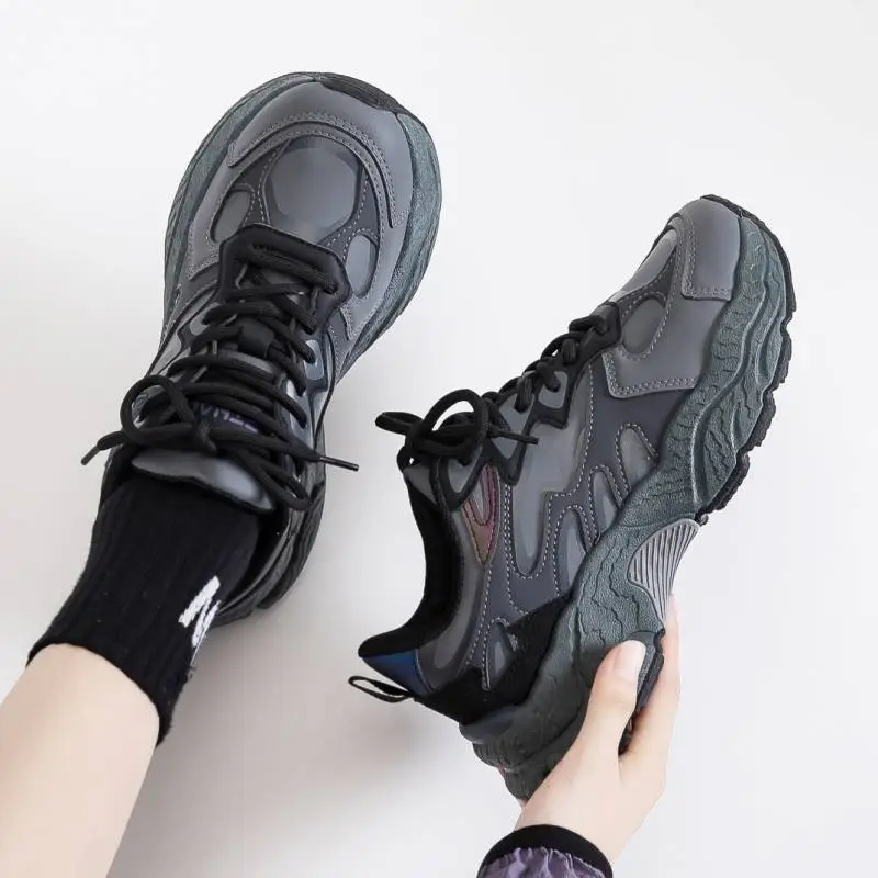 Casual Sports Breathable Chunky Sneakers-7