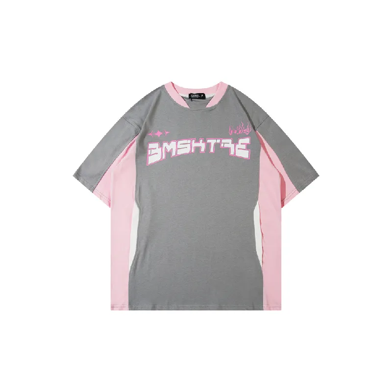 Street Loose Cotton Blended Fabric T Shirt Unisex-0