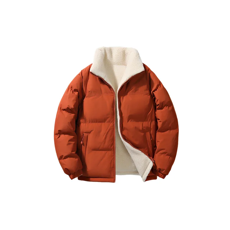 Simple Casual Blended Synthetic Fabrics Quilted Jacket-5