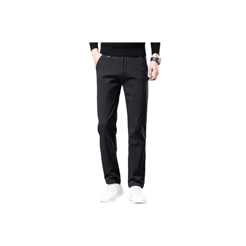 Fashionable Loose Blended Synthetic Fabrics Casual Pants-9