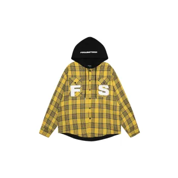 Contrasting Stitching Letter Print Jacket