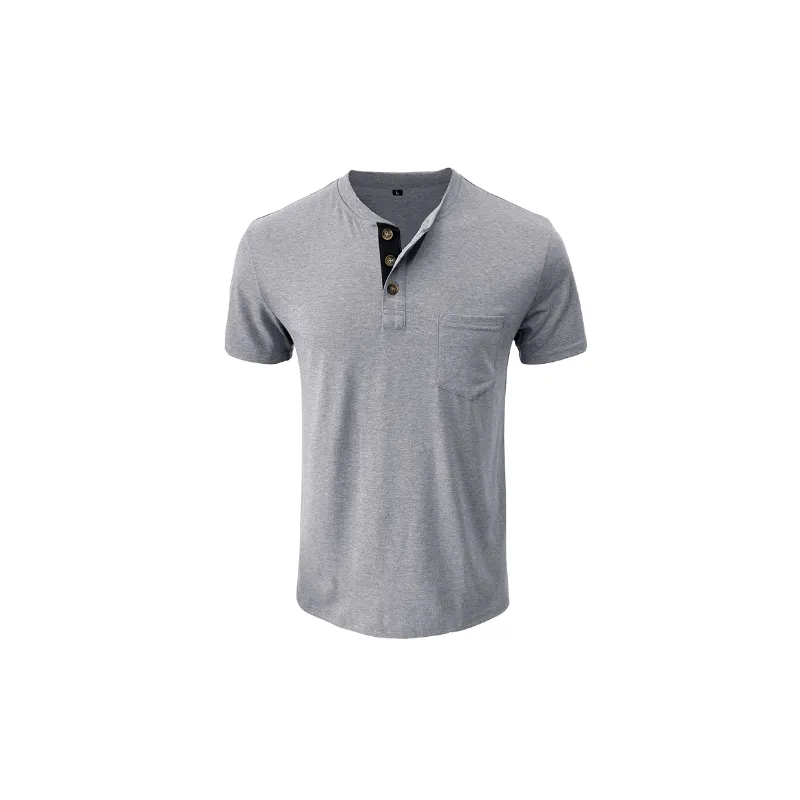 Simple Breathable Cotton Blended Fabric T Shirt-8