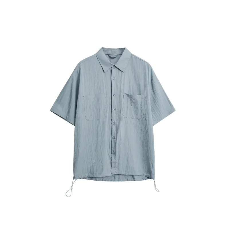 Simple Plain Viscose Shirt-2
