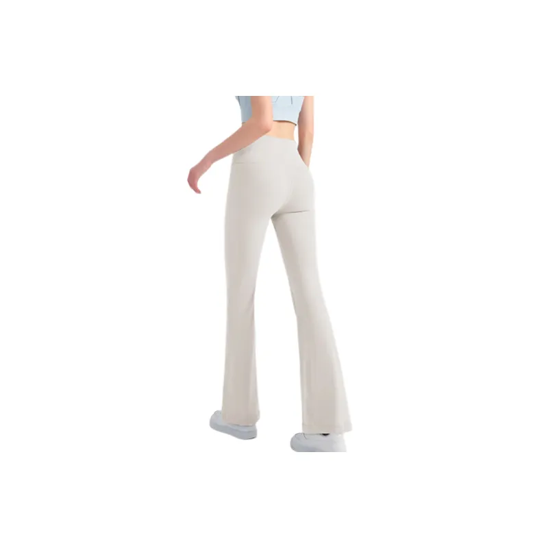 Simple Skin friendly Nylon Workout Pants Women-3