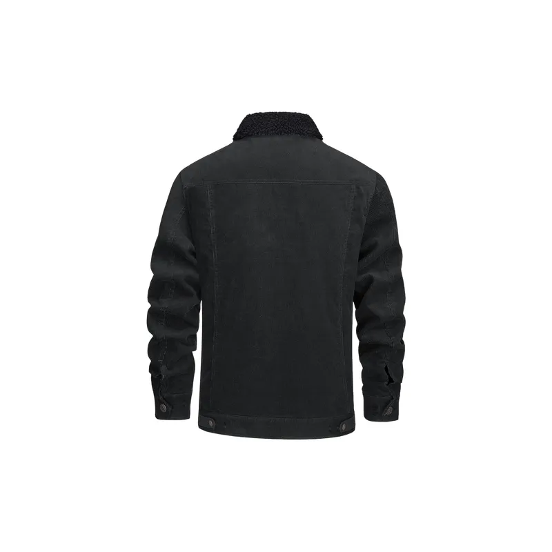 Casual Loose Corduroy Jacket-3