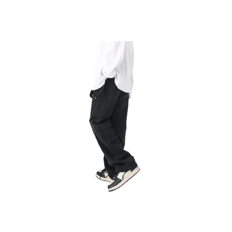 Loose Straight Leg Jeans-2