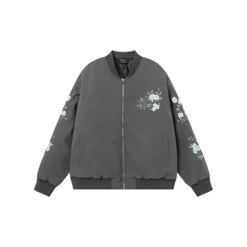 Fashionable Embroidery Quilted Jacket